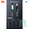 Khóa Cửa Gỗ Màn Hình Cảm Ứng Nhận Diện Gương Mặt FaceID Wifi Tuya DL26v3