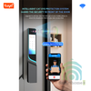 Khóa Cửa Gỗ Màn Hình Cảm Ứng Nhận Diện Gương Mặt FaceID Wifi Tuya DL26v3
