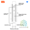 Khóa Cửa Gỗ 2 Mặt Đọc Vân Tay Wifi Tuya DL26v5