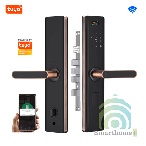 Khóa Cửa Gỗ Thông Minh Wifi Tuya DL7DFv5