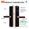 Khóa Cửa Gỗ Thông Minh Wifi Tuya DL7DFv5