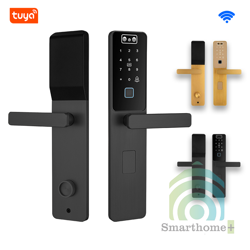 Khóa Cửa Gỗ WiFi Nhận Diện Khuôn Mặt FaceID Tuya DL7DFv6