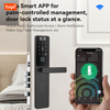 Khóa Cửa Gỗ WiFi Nhận Diện Khuôn Mặt FaceID Tuya DL7DFv6