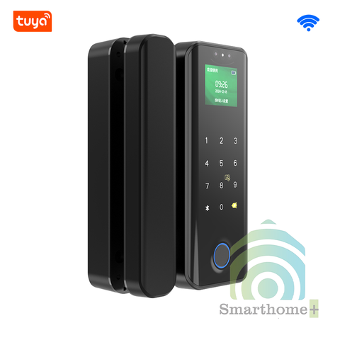 Khóa Cửa Kính Nhận Diện Gương Mặt Face ID Wifi Tuya SHP-DL8C