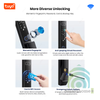 Khóa Cửa Nhôm Xingfa 2 Mặt Nhận Diện Khuôn Mặt 3D Wifi Tuya SHP-DLS10v10