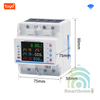 Công Tơ Điện 3 Pha Wifi 100A Tuya EM3v2