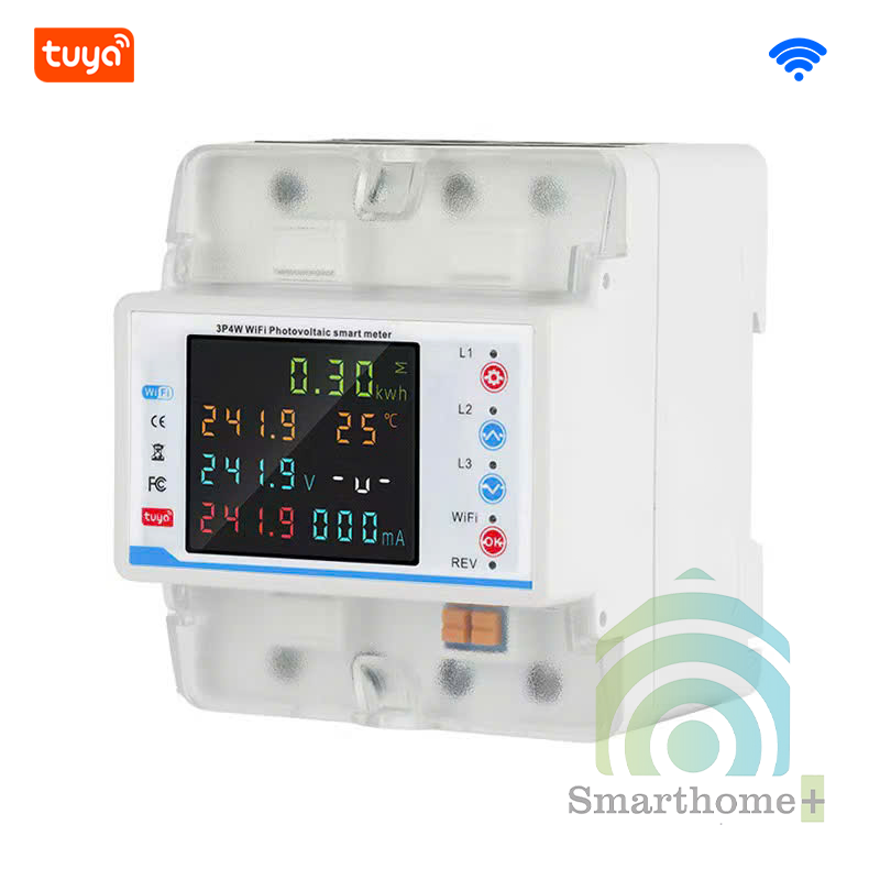 Công Tơ Điện 3 Pha Wifi 100A Tuya EM3v2