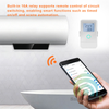 Thiết Bị Kẹp Dòng Giám Sát Công Suất Điện 1 pha 80A 3 Kênh Wifi Có Màn Hình Tuya EM8-3CH