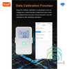 Thiết Bị Kẹp Dòng Giám Sát Công Suất Điện 1 pha 80A 3 Kênh Wifi Có Màn Hình Tuya EM8-3CH