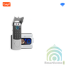 Khóa Cửa Cổng FaceID Vân Tay Thẻ Từ Mã Số Wifi Tuya IDL10Dv2