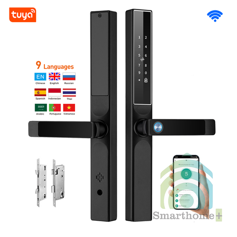 Khóa Cửa CNC WiFi Nhôm Xingfa Chống Nước Chuẩn IPX5 Tuya S610v3