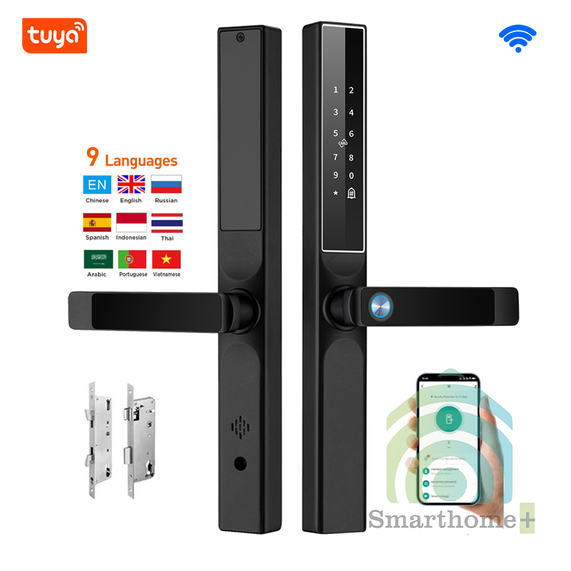Khóa Cửa CNC WiFi Nhôm Xingfa Chống Nước Chuẩn IPX5 Tuya S610v3