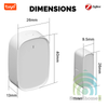Cảm Biến Mở Cửa Má Từ Zigbee Tuya TDS1
