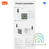 Thiết Bị Đo Nhiệt Độ Độ Ẩm Wifi Có Dây Cảm Biến Kéo Dài Cho Tủ Bảo Quản Thuốc TTH3v3
