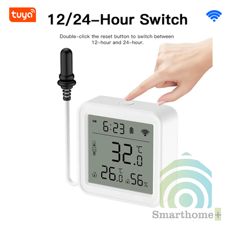 Thiết Bị Đo Nhiệt Độ Độ Ẩm Wifi Có Dây Cảm Biến Kéo Dài Cho Tủ Bảo Quản Thuốc TTH3v3