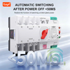Cầu Dao ATS Đảo Nguồn Tự Động 1 Pha 3 Pha Không Gián Đoạn Wifi Tuya