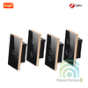 Công Tắc Zigbee Viền Kim Loại Nút Bấm Lõm Hình Chữ Nhật Tuya SHP-ZLUS