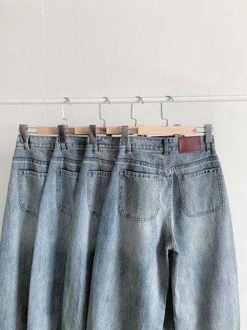  Jean Ống Rộng Bí Cong Túi Kiểu 