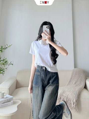  Jean Suông Túi Kiểu 