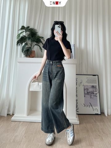  Jean Suông Thêu Nơ 