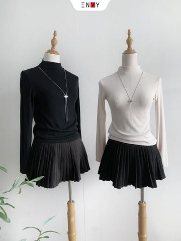  Áo Len Tay Dài Phối Dây Kiểu 