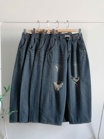  Jean Ống Rộng Bí Cong Rách 