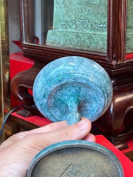 Lư đốt trầm  bằng đồng mầu vân độc quyền