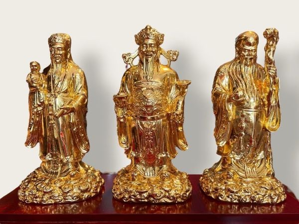 Tượng Tam Đa dát vàng