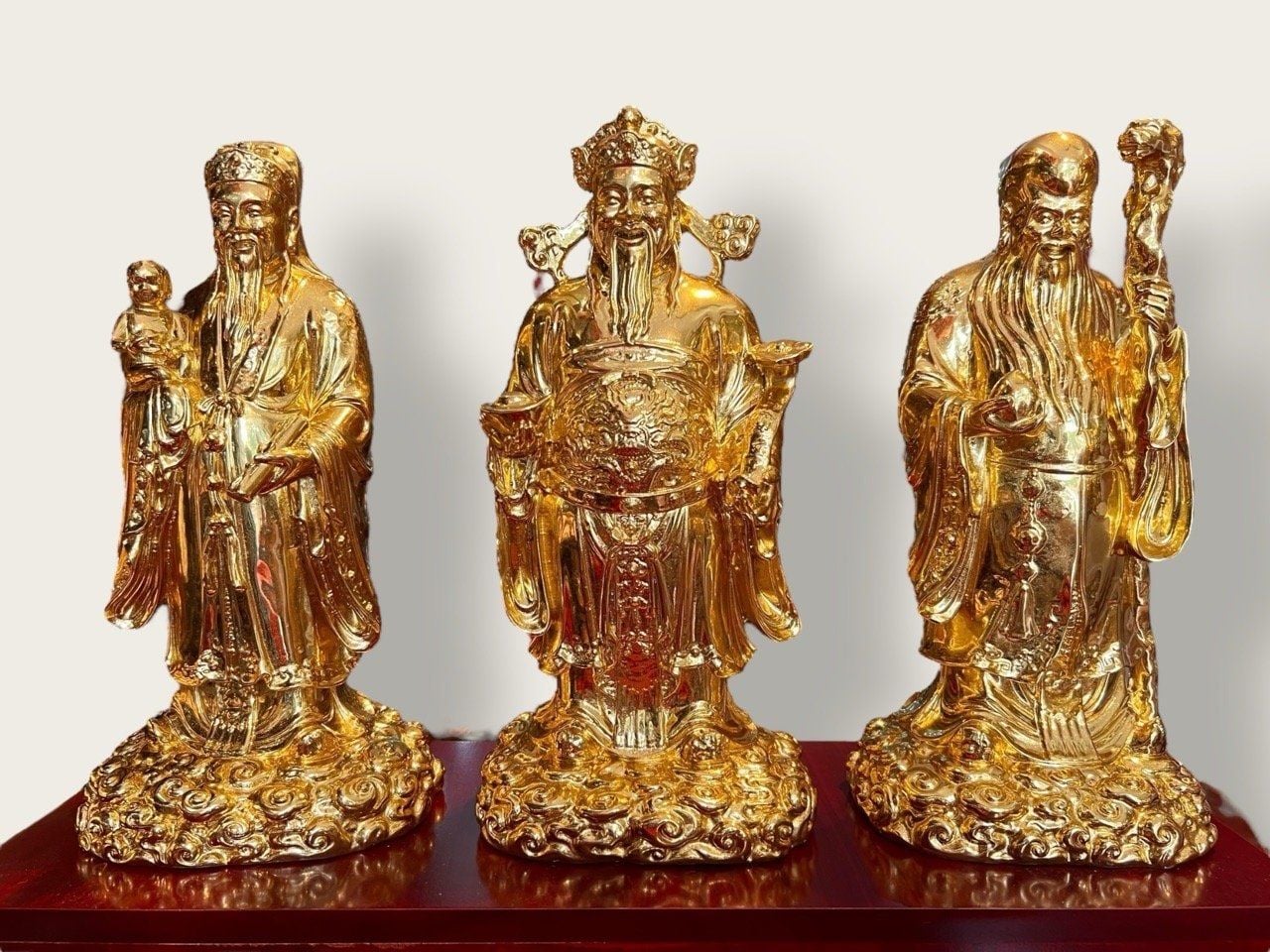 Tượng Tam Đa dát vàng