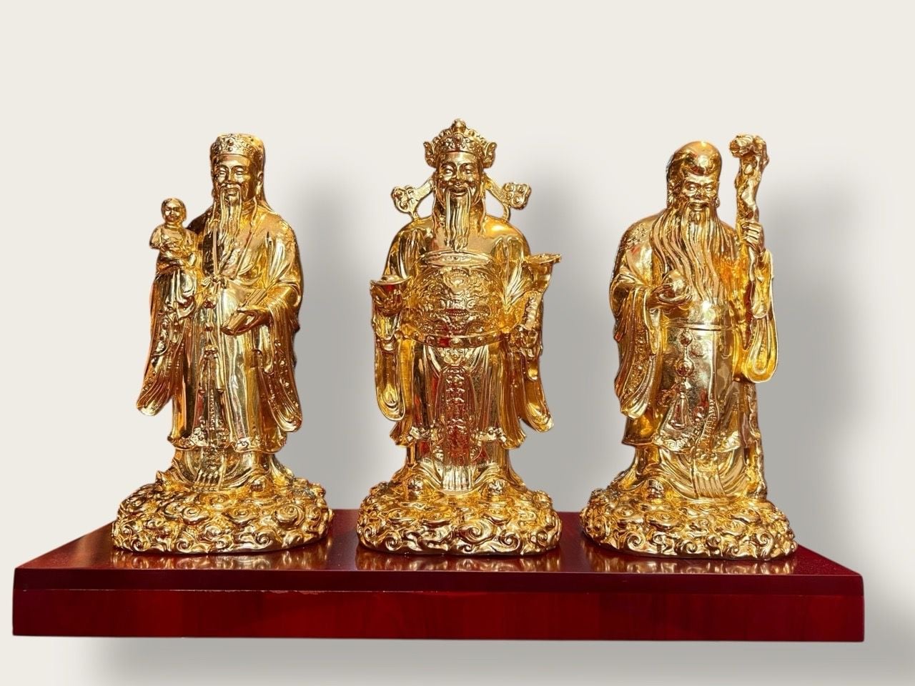 Tượng Tam Đa dát vàng