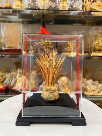 Bông lúa vàng mạ vàng