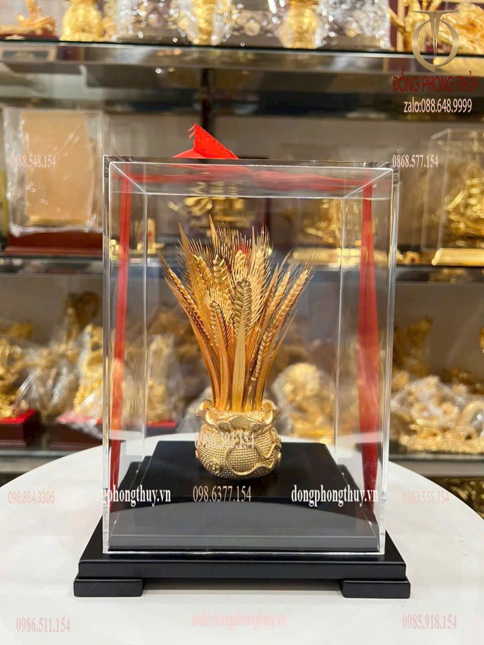 Bông lúa vàng mạ vàng