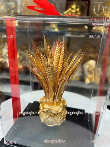 Bông lúa vàng mạ vàng