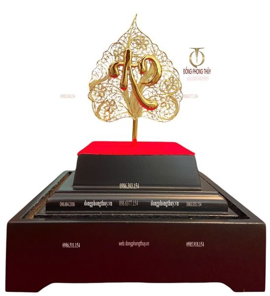 Lá bồ đề mạ vàng