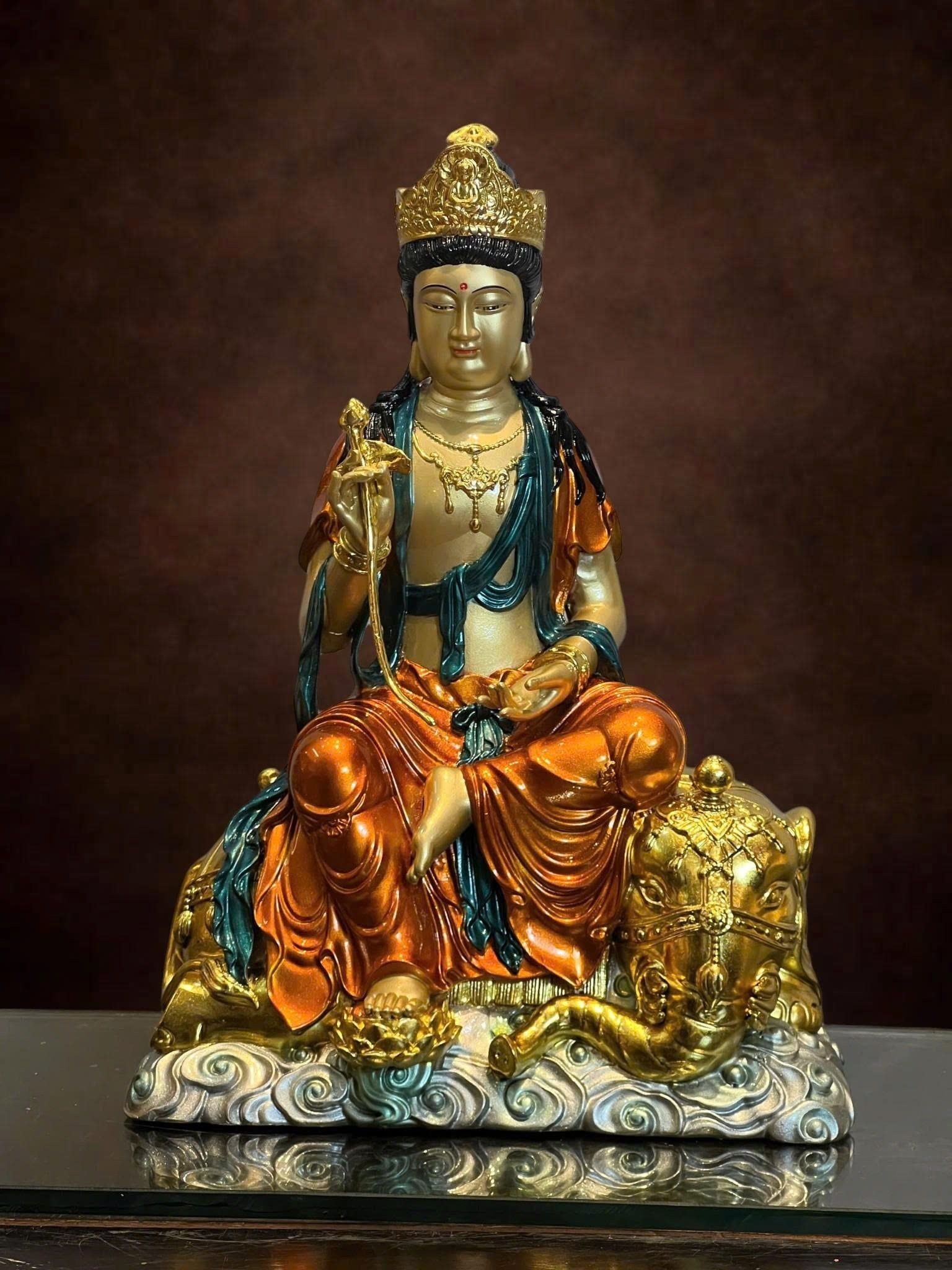 Phổ Hiền Bồ Tát-Văn Thù Sư Lợi Bồ Tát