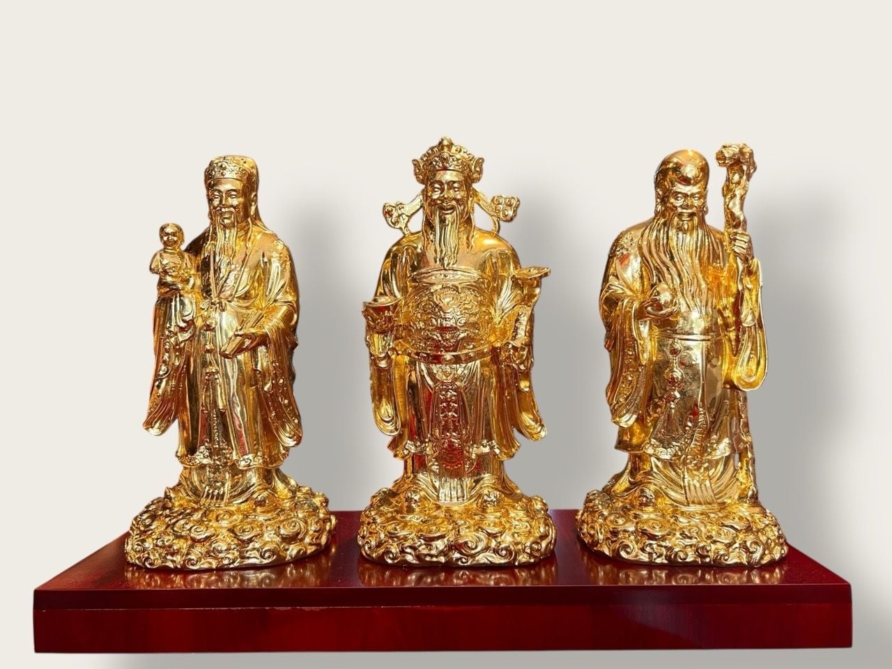 Tượng Tam Đa dát vàng