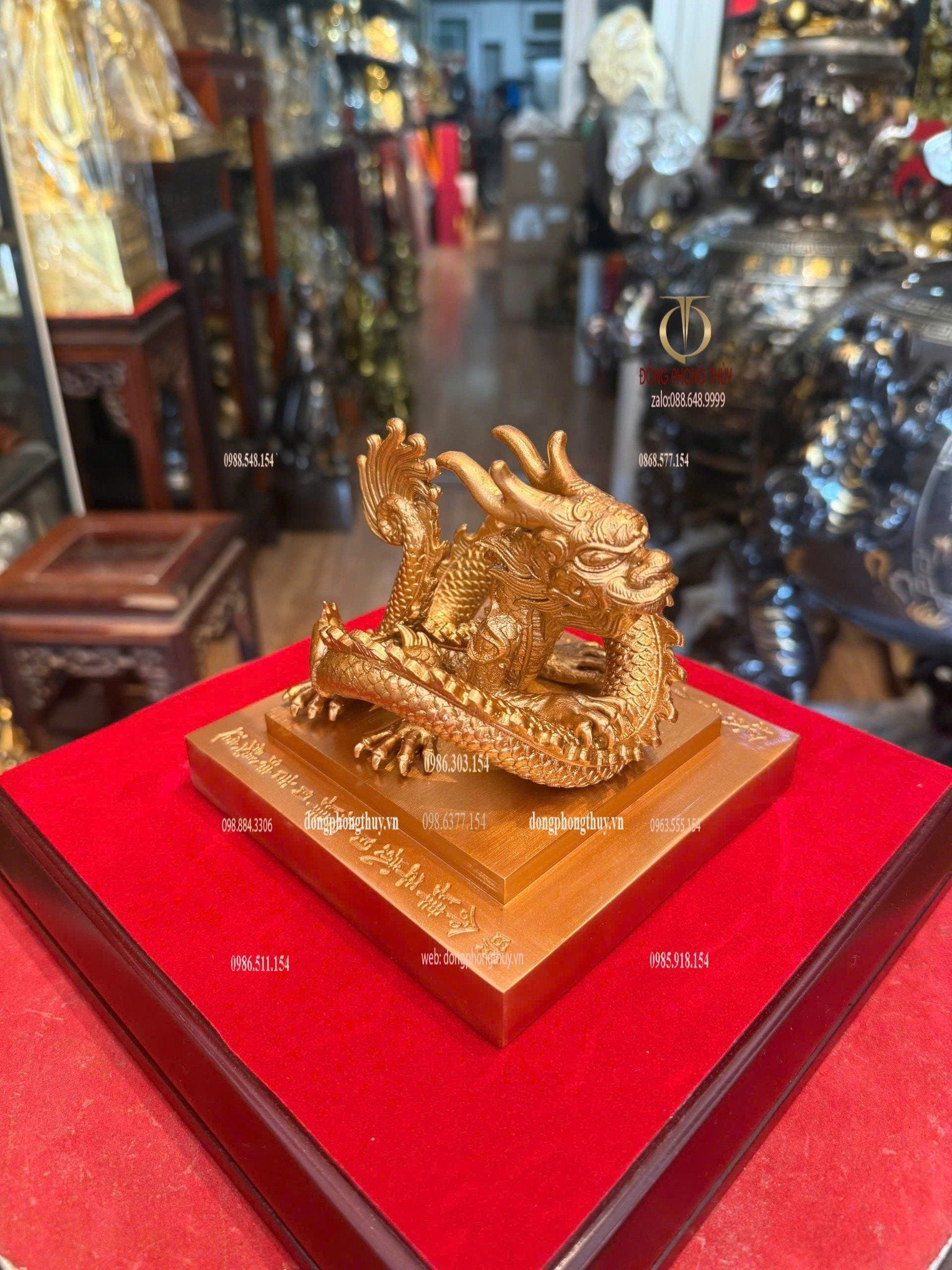 Ấn rồng Hoàng Đế Chi Bảo bằng đồng