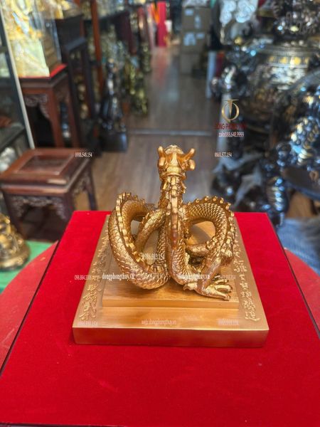 Ấn rồng Hoàng Đế Chi Bảo bằng đồng
