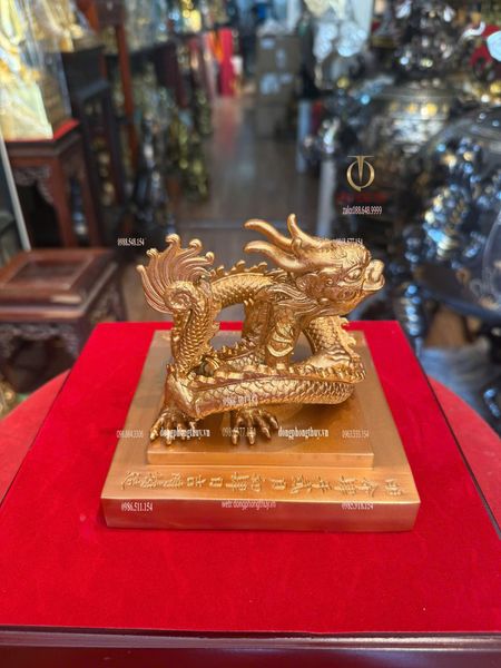 Ấn rồng Hoàng Đế Chi Bảo bằng đồng