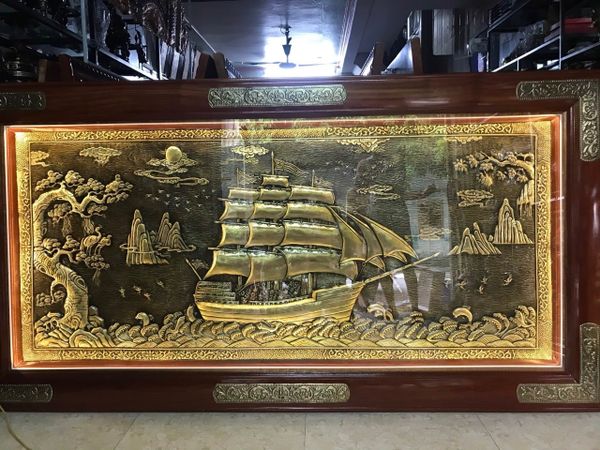 Tranh Thuận Buồm xuôi gió bằng đồng