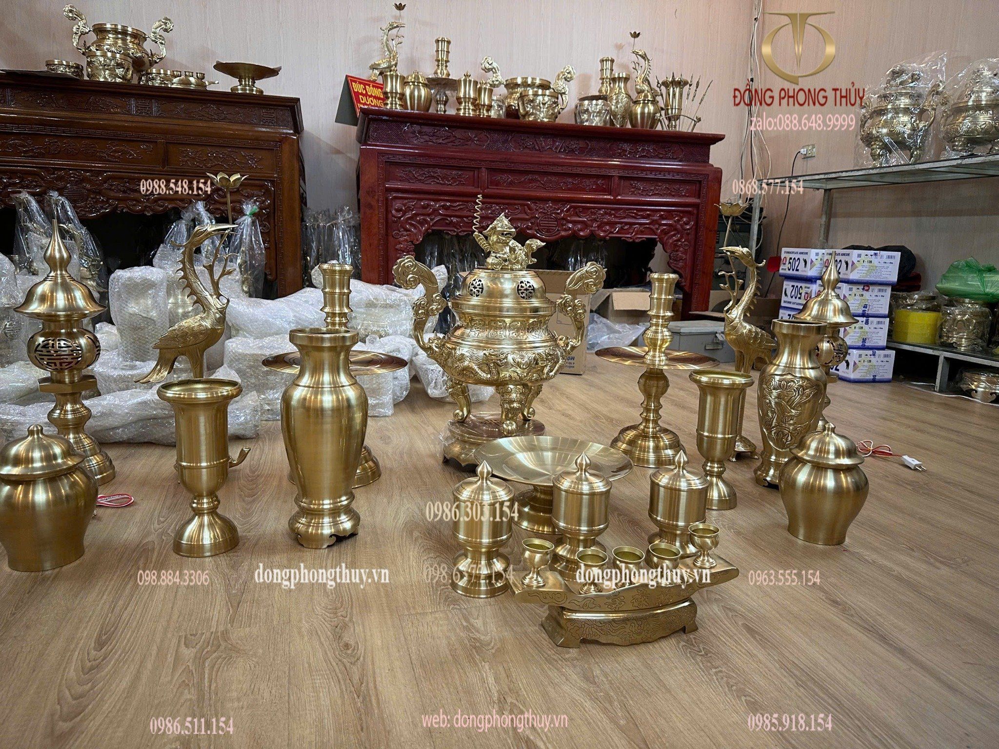 Bộ đỉnh đồng cát tút đầy đủ