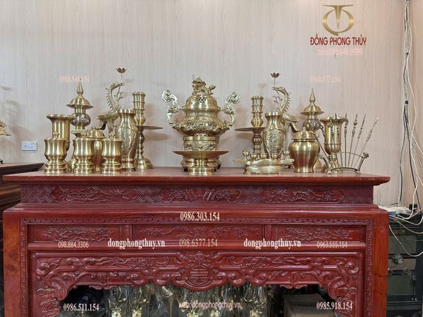 Bộ đỉnh đồng cát tút đầy đủ