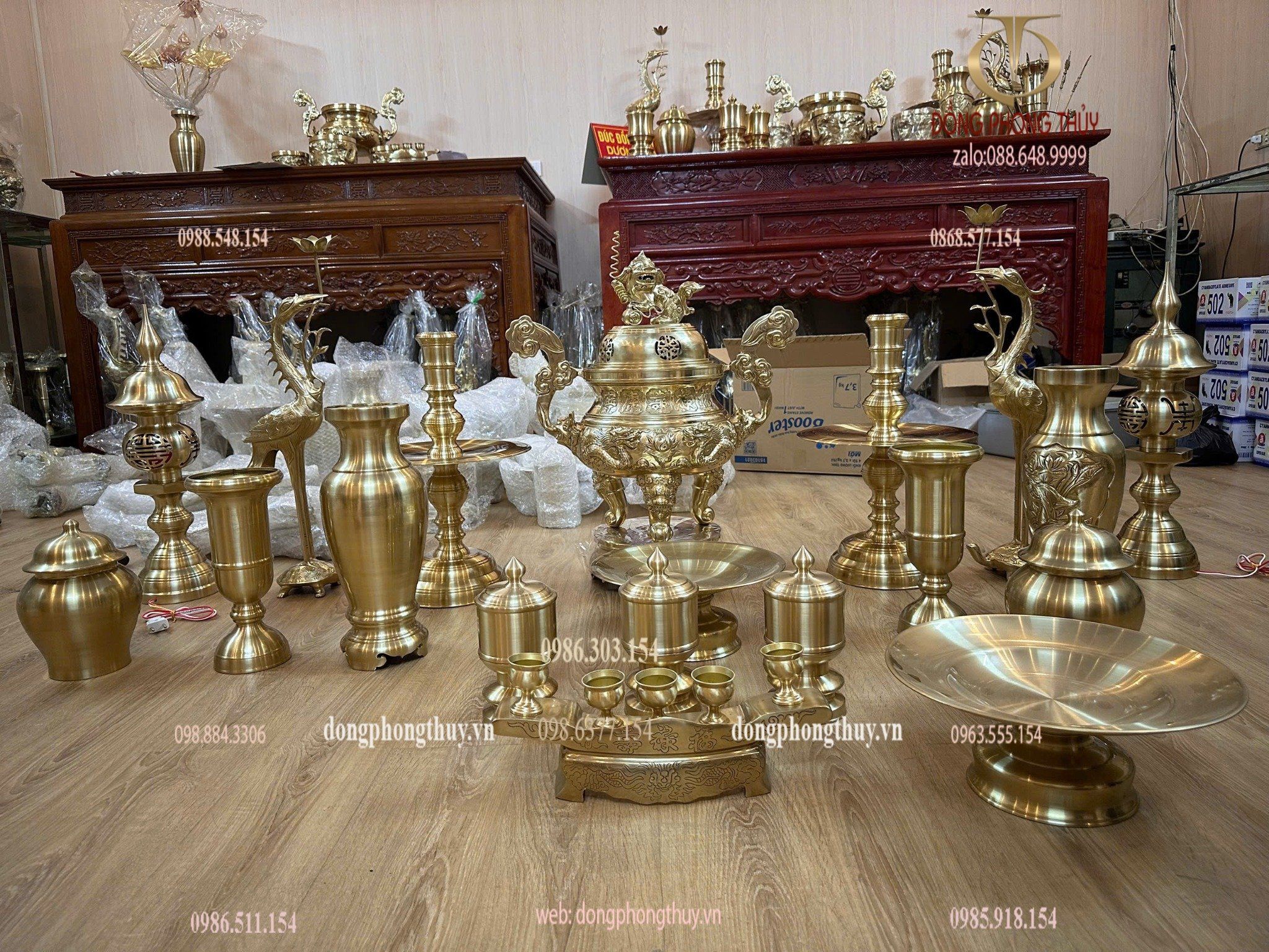 Bộ đỉnh đồng cát tút đầy đủ