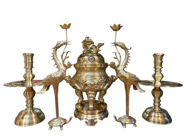 Bộ đỉnh đồng cát tút 42kg cao 60cm