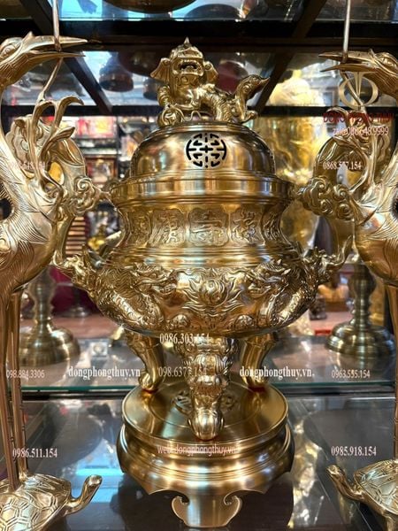 Bộ đỉnh đồng cát tút 42kg cao 60cm