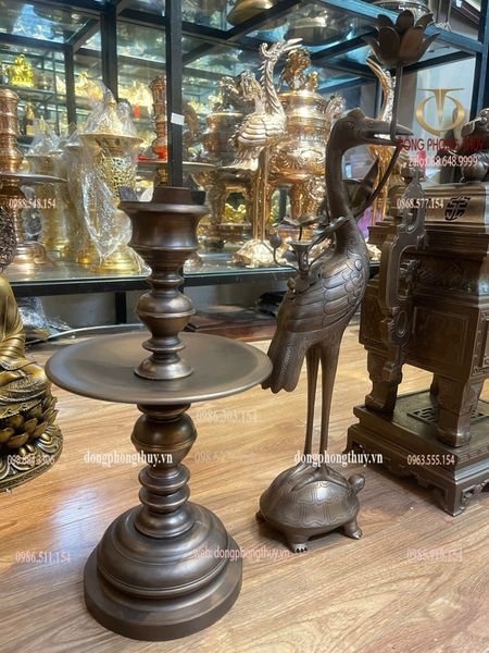 Bộ ngũ sự đỉnh vuông 55cm