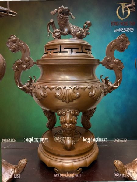 Bộ đỉnh đồng ngũ sự bằng đồng