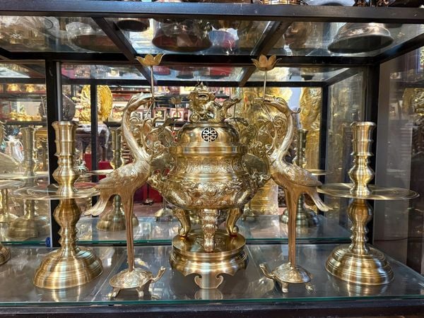 Bộ đỉnh đồng cát tút 42kg cao 60cm