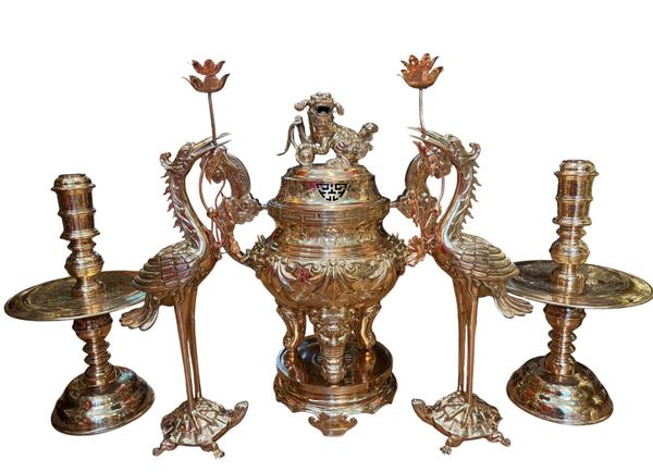 Đỉnh đồng ngũ sự hoa sòi 65cm nặng 48kg đồng đỏ