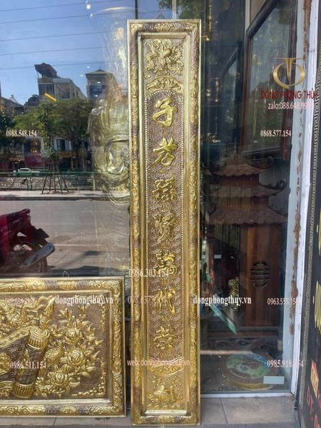 Bộ hoành phi câu đối 1m35